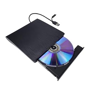 未使用　外付けDVDドライブ 極静音　高速 USB 3.0&Type-C 外付けDVDドライブ 極静音 CD DVDドライブ 外付け 高速 USB